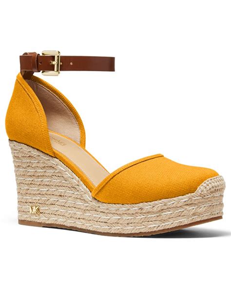 michael kors kendrick wedge espadrilles|michael kors wedge heels.